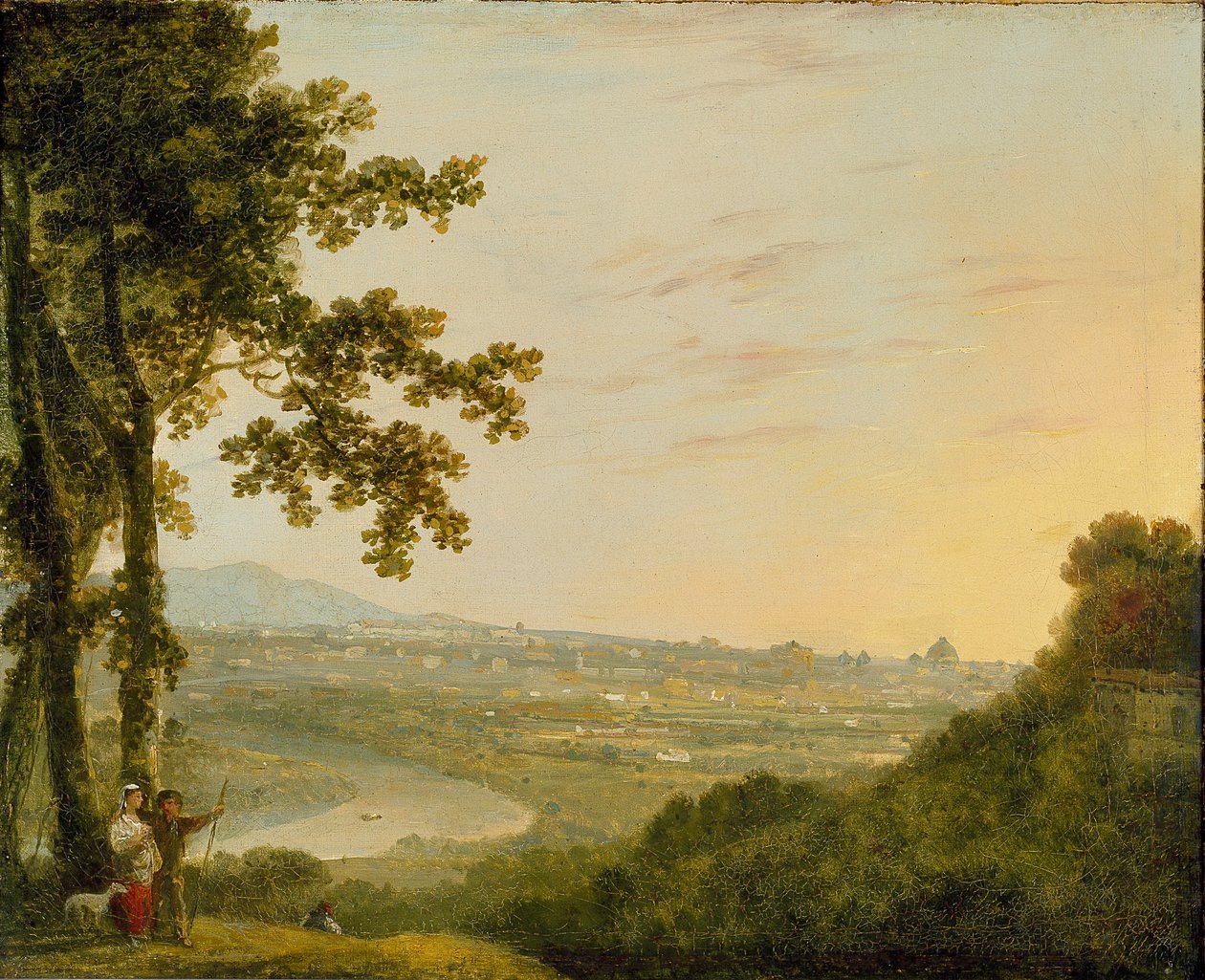 Rooma Villa Madamasta, vuoden 1753 aikana tai sen jälkeen tekijältä Richard Wilson