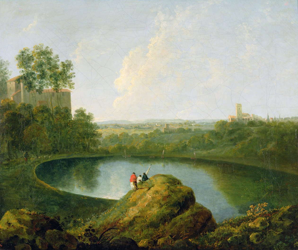 Nemijärven pää (öljy kankaalle) tekijältä Richard Wilson