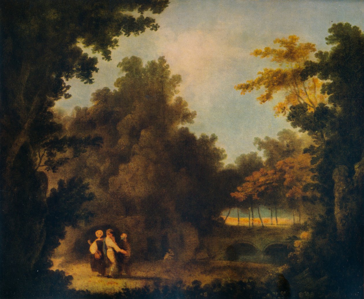 Eremitaaši, Villa Madama, c1762, 1938 tekijältä Richard Wilson