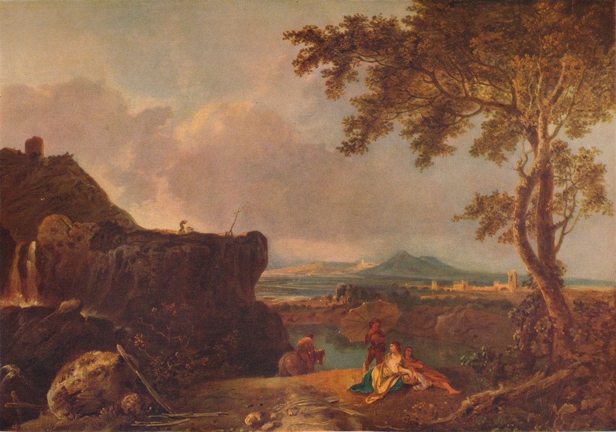 Valkoinen munkki II, c1775, 1938 tekijältä Richard Wilson