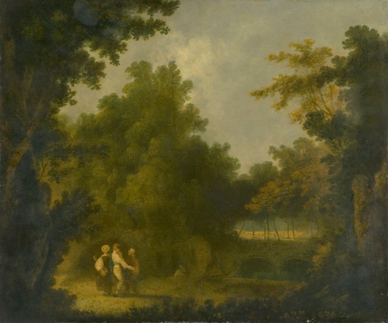 "Madaman huvilan puutarha, Rooma", 1723-1782 tekijältä Richard Wilson