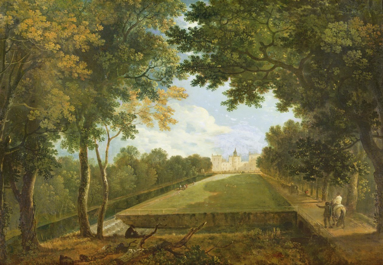 Wilton House, Itänäkymä vanhasta sisäänkäynnistä (öljy kankaalle) tekijältä Richard Wilson