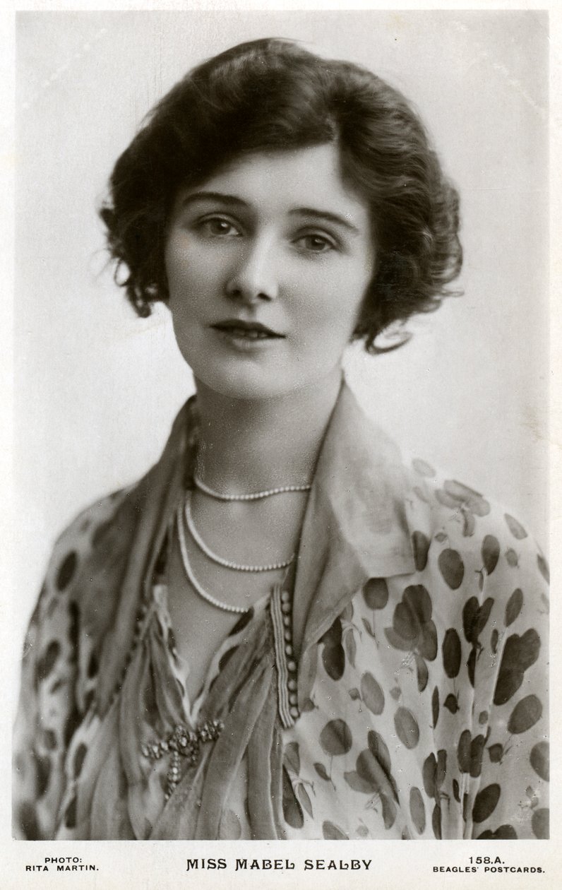 Mabel Sealby, brittiläinen näyttelijä, 1900-1910-luku. tekijältä Rita Martin