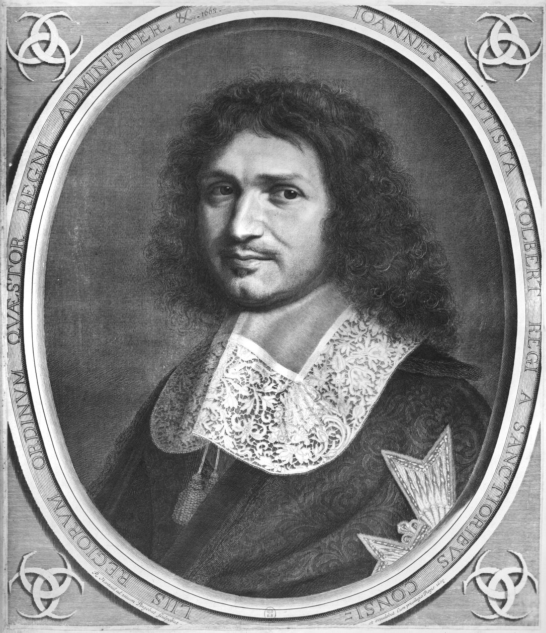 Jean Baptiste Colbertin (1619-83) muotokuva tekijältä Robert Nanteuil