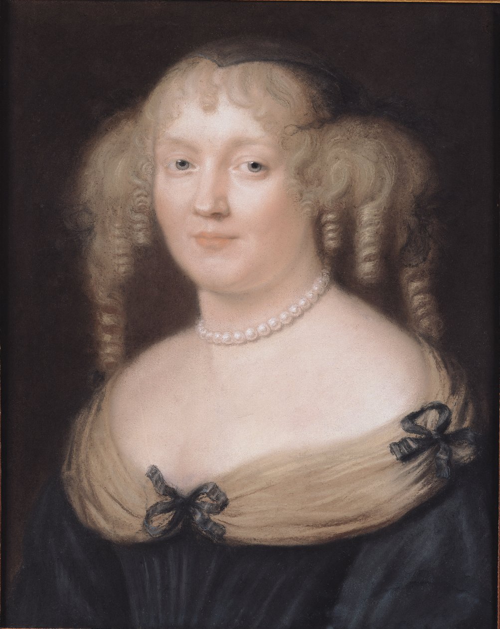 Muotokuva Marie de Rabutin-Chantalista (1626-96) Marquise de Sevignen, n. 1670 (pastelli paperille) tekijältä Robert Nanteuil