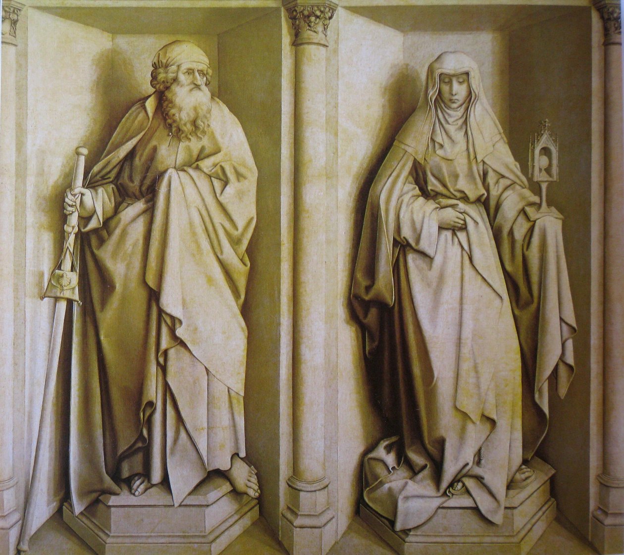 Sant Jaume ja Santa Clara tekijältä Robert Campin