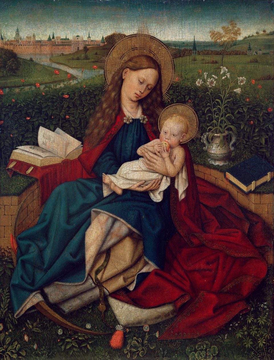Nöyryyden Madonna tekijältä Robert Campin