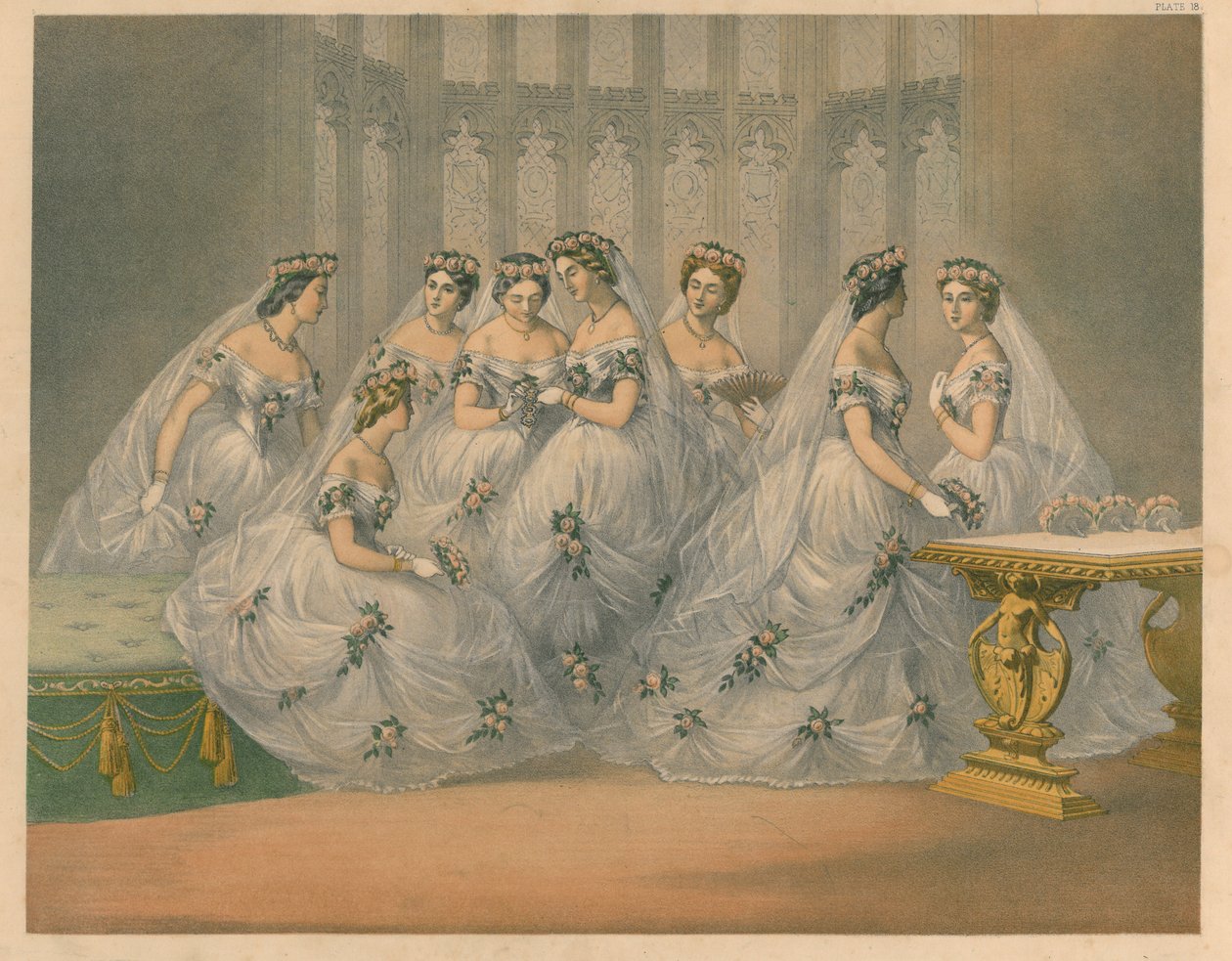 Bridesmaids, 1863 tekijältä Robert Charles Dudley