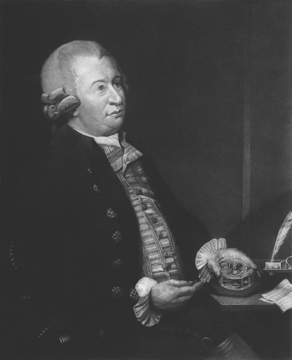 John Arnold (1736-99), kaiverrettu Reidin toimesta. tekijältä Robert Davy