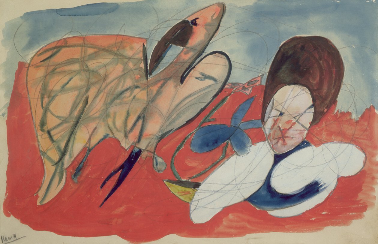Surrealistinen maalaus tekijältä Robert Desnos