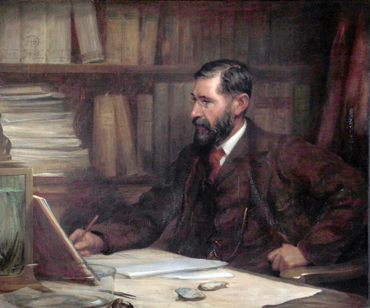 Professori Sir William Abbot Herdman, 1905 tekijältä Robert Duddingstone Herdman