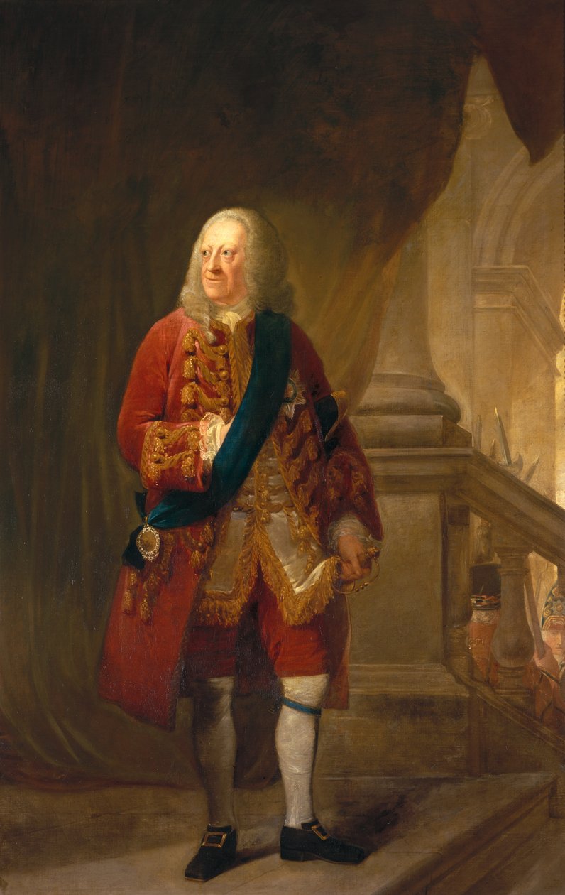 Kuningas Yrjö II, 1759 tekijältä Robert Edge Pine