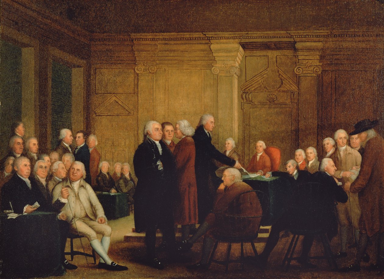 Kongressin äänestämisen itsenäisyys, n. 1795-1801 tekijältä Robert Edge Pine