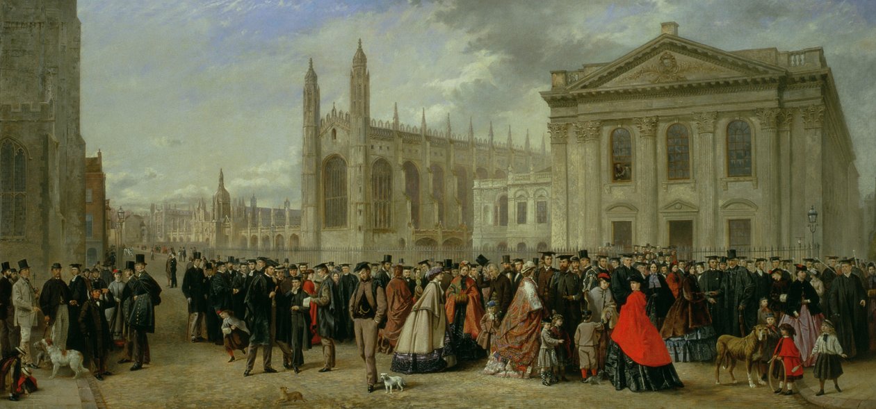 Degree Morning Cambridgessa vuonna 1863 tekijältä Robert Farren