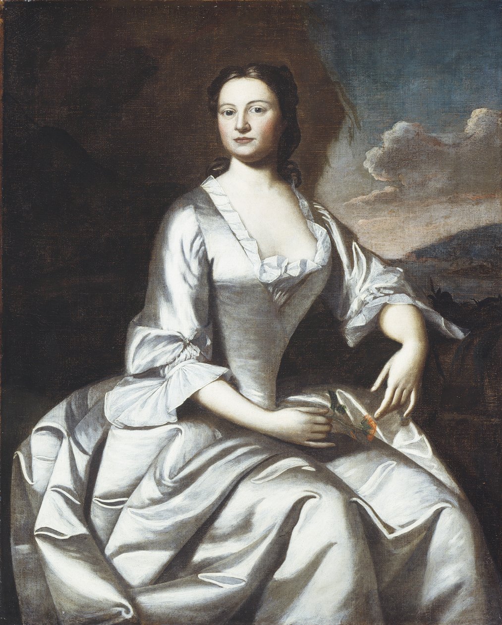 Hermione Pelham Banister (rouva John Banister) 1748 tekijältä Robert Feke