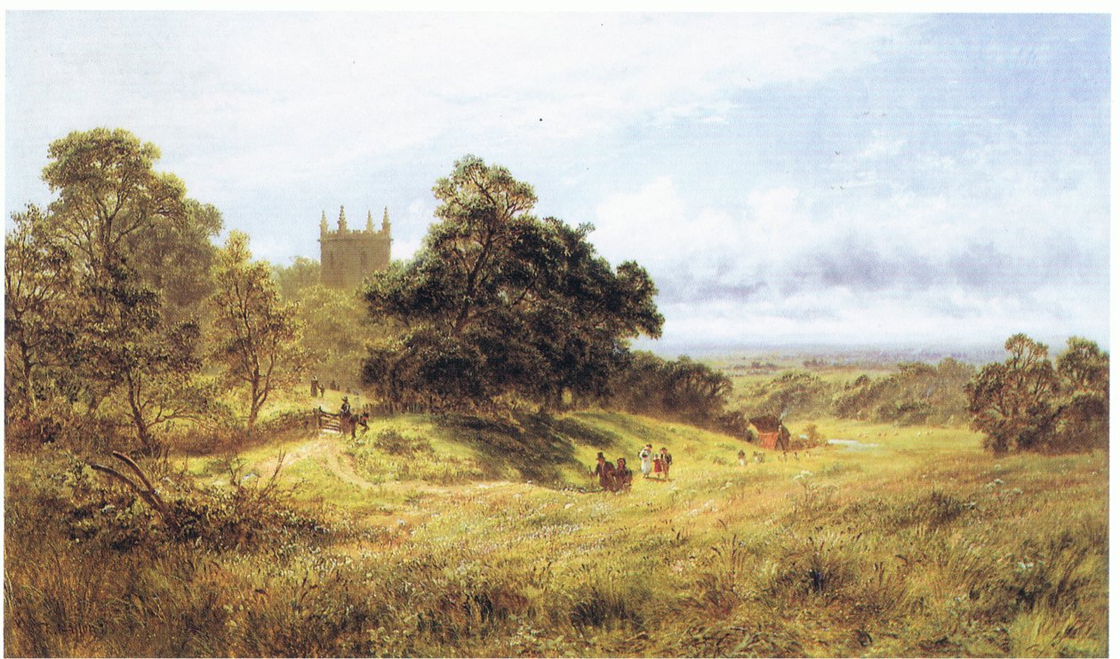 Matkalla kirkkoon South Downs tekijältä Robert Gallon