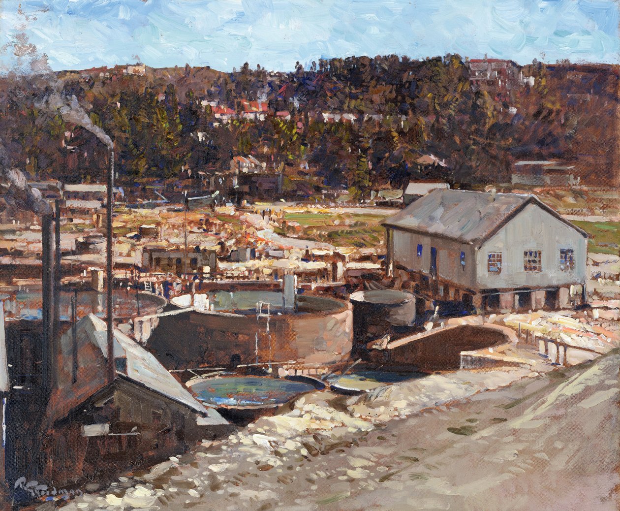 New Goghin kultakaivos, 1917 tekijältä Robert Gwelo Goodman