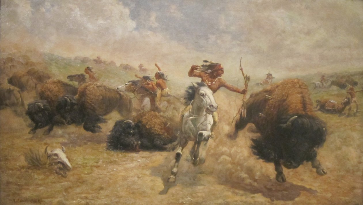 Buffalo Hunt tekijältä Robert Jenkins Onderdonk