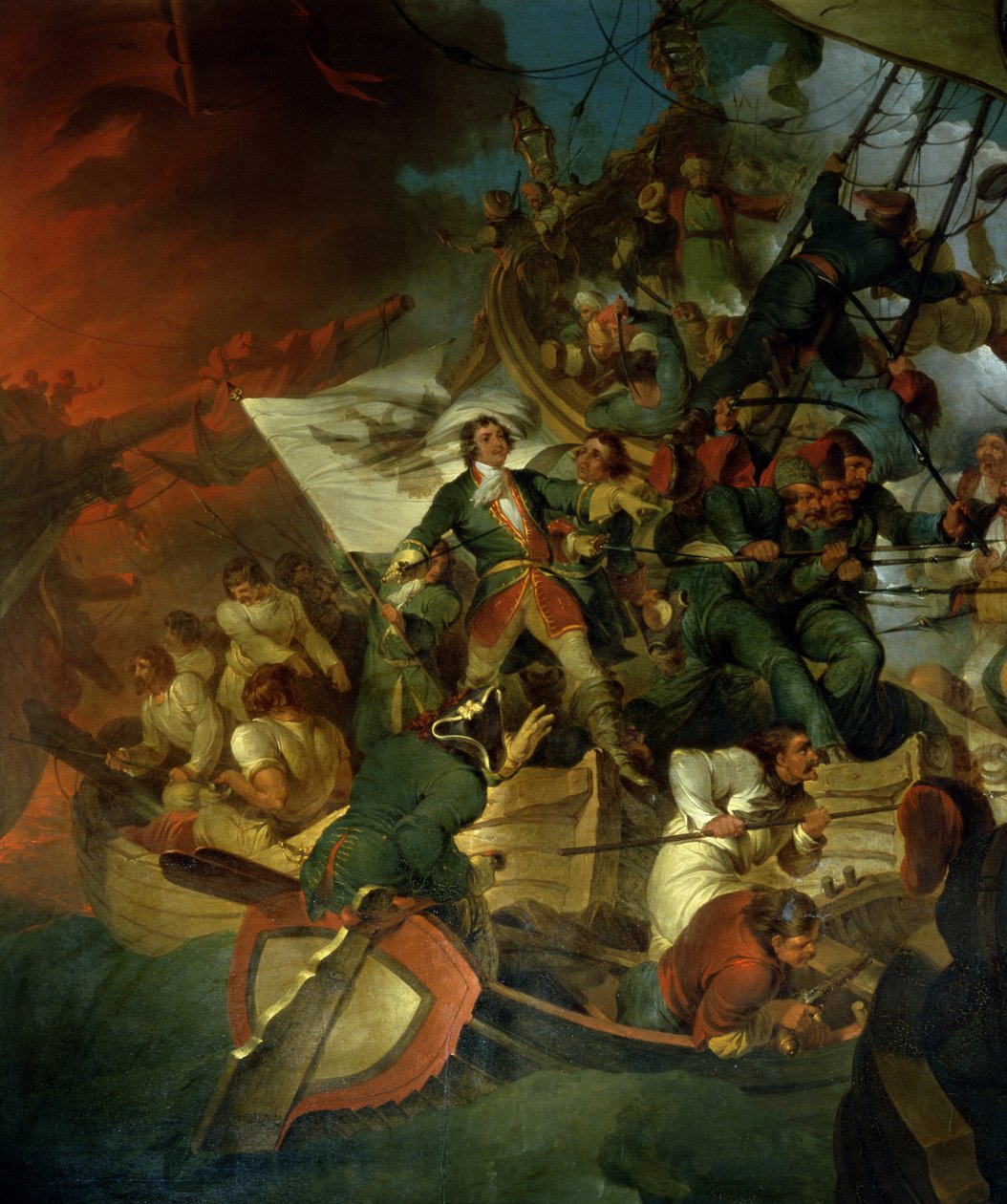 Azovin valtaus 18. toukokuuta 1696 tekijältä Robert Kerr Porter