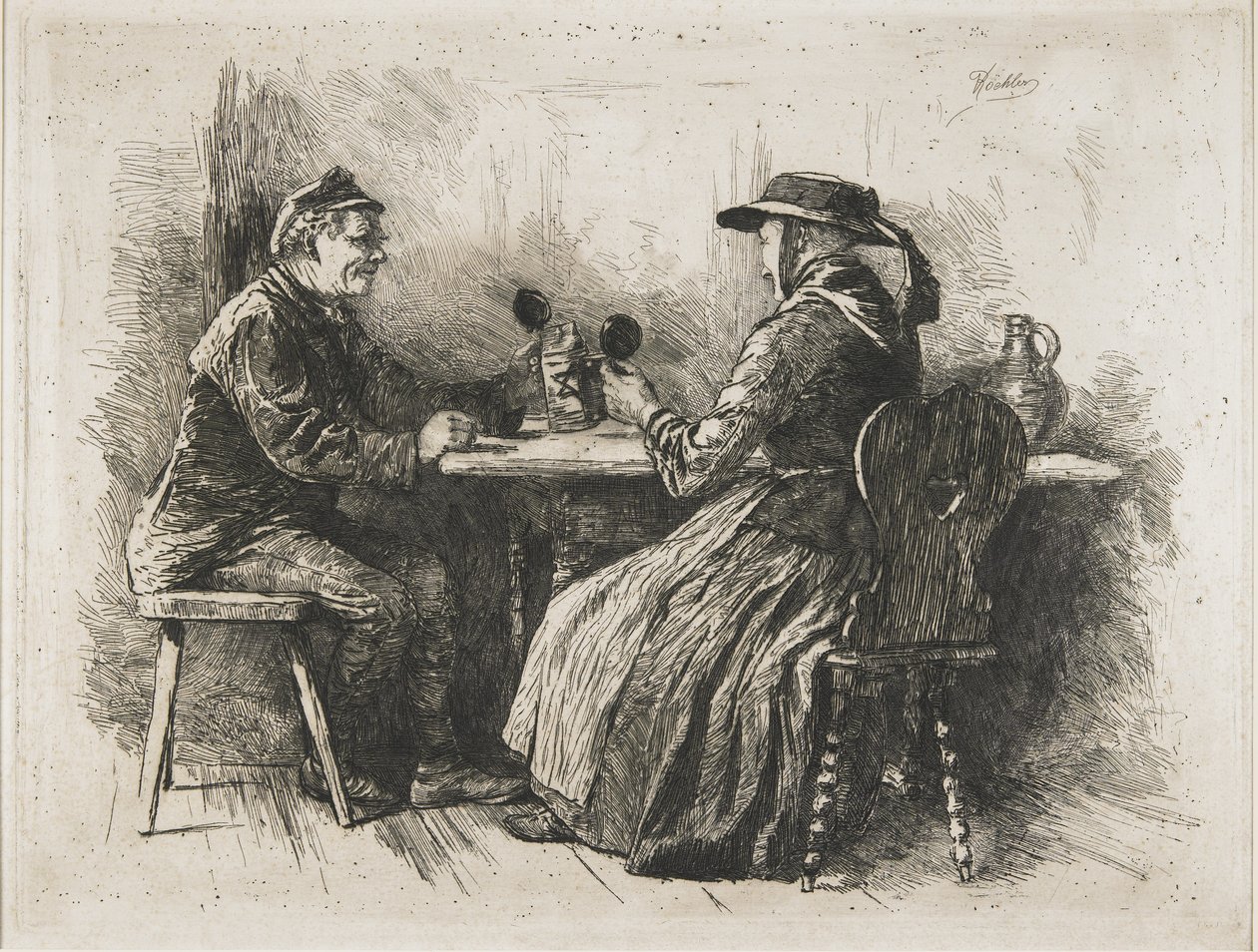 Kysyy!, 1886 tekijältä Robert Koehler