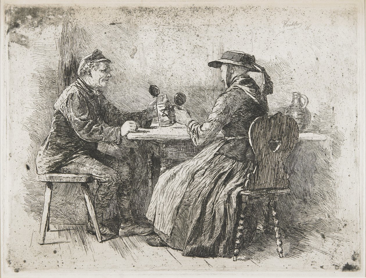Prosit!, 1886 tekijältä Robert Koehler