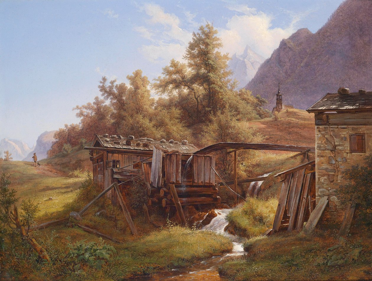 Alte Mühle im Tal bei Berchtesgaden, Salzburg tekijältä Robert Kummer
