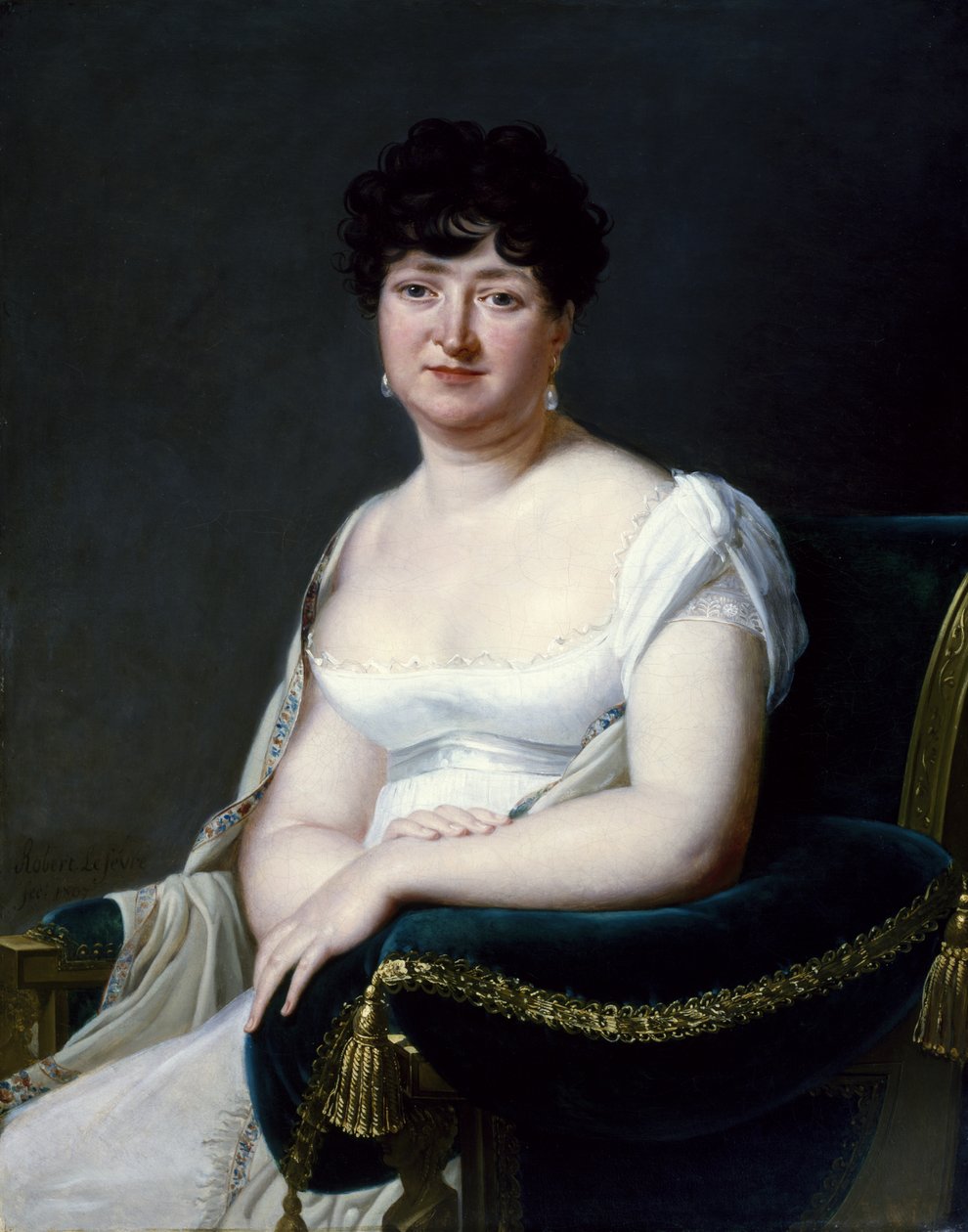 Naisen muotokuva, 1807 tekijältä Robert Lefevre