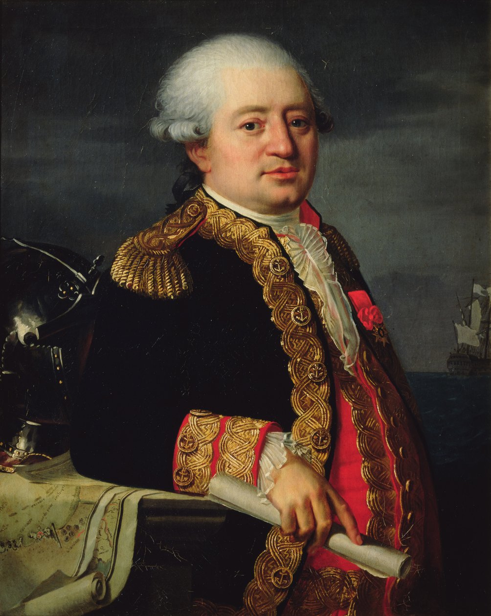 Comte de La Couldre de La Bretonnieren muotokuva tekijältä Robert Lefevre