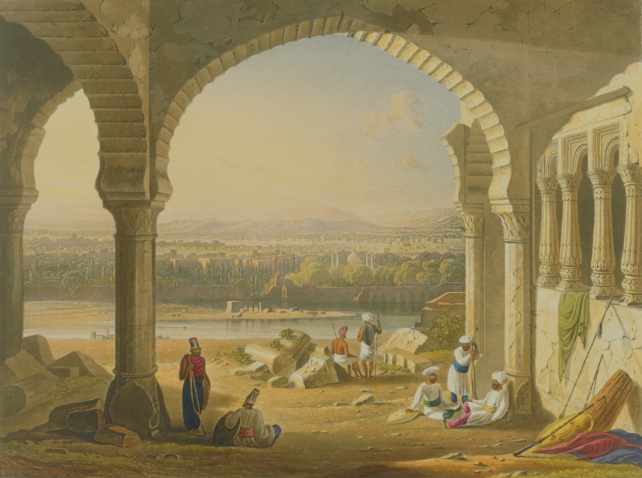 Aurangabad Aurangzebin palatsin raunioista, 