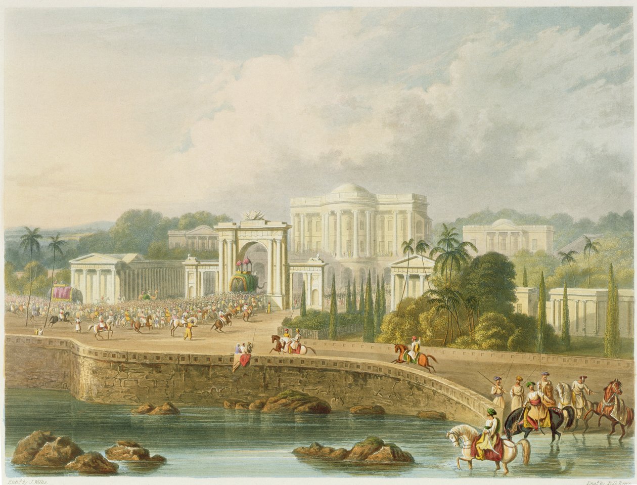Brittiläinen residenssi Hyderabadissa vuonna 1813, 