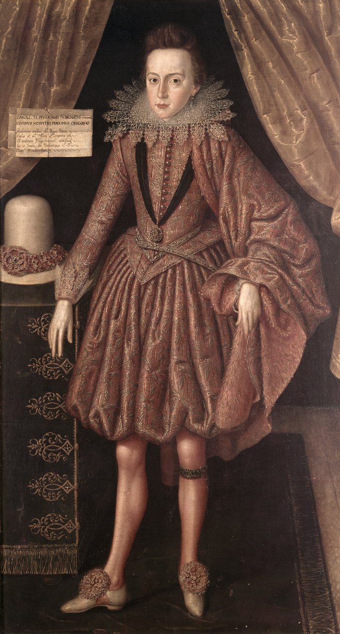 Charles I Walesin prinssinä, n. 1612-13 tekijältä Robert Peake