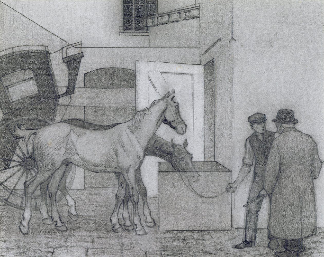 Crocks, n. 1924 (kynä paperille) tekijältä Robert Polhill Bevan