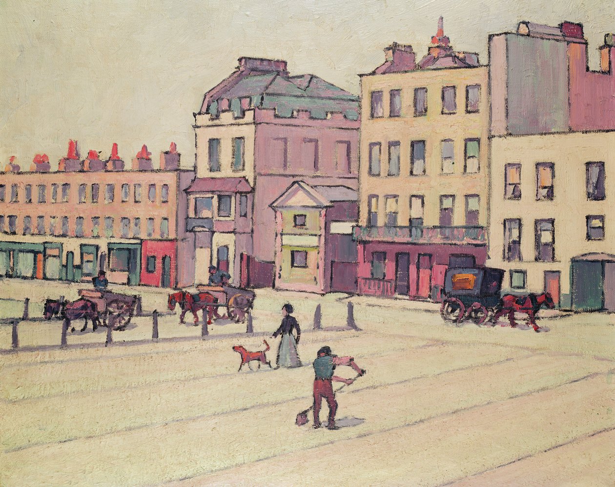 Cumberland Market (liitu ja pesuaine) tekijältä Robert Polhill Bevan