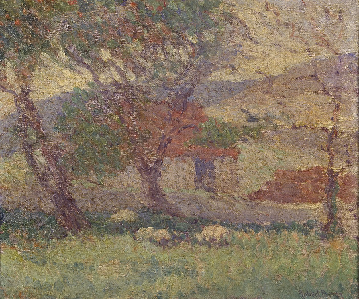Downsissa lähellä Lewesiä, 1906 tekijältä Robert Polhill Bevan