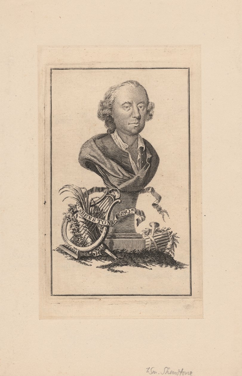 William Shenstone, n. 1764 tekijältä Robert Pranker