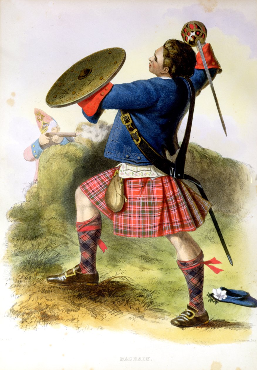 Gillies MacBean Cullodenissa vuonna 1746 tekijältä Robert Ronald McIan