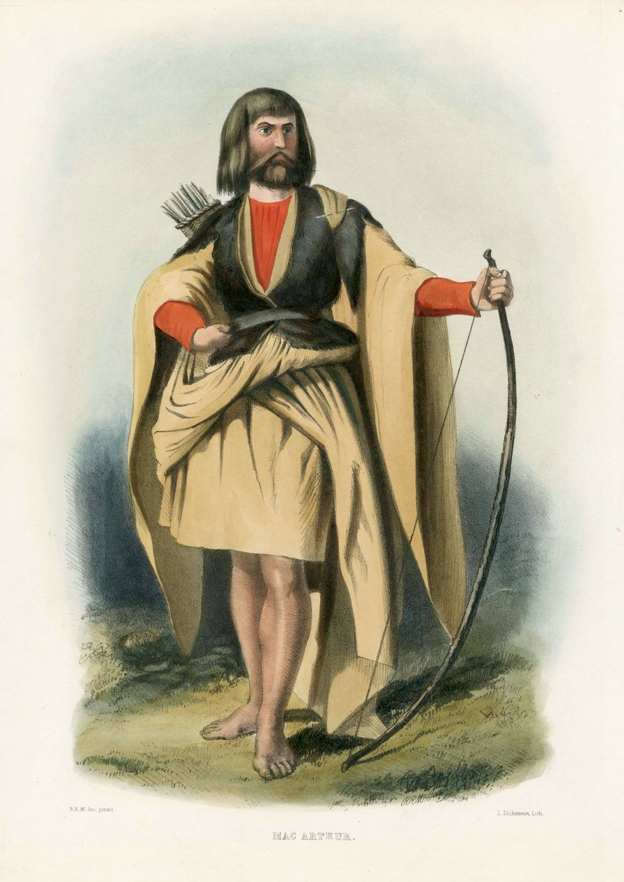 Mac Arthur, julkaisusta The Clans of the Scottish Highlands, pub.1845 tekijältä Robert Ronald McIan