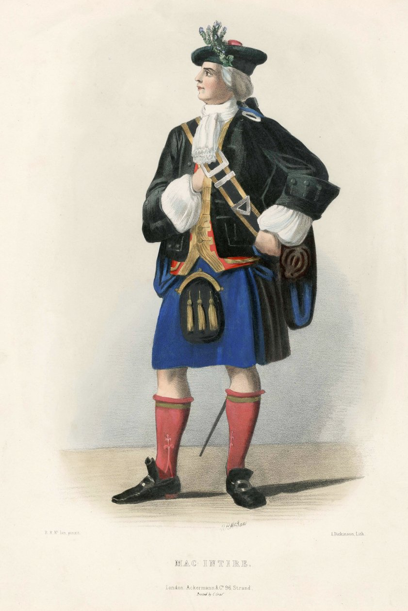 Mac Intire, julkaisusta The Clans of the Scottish Highlands, pub.1845 tekijältä Robert Ronald McIan