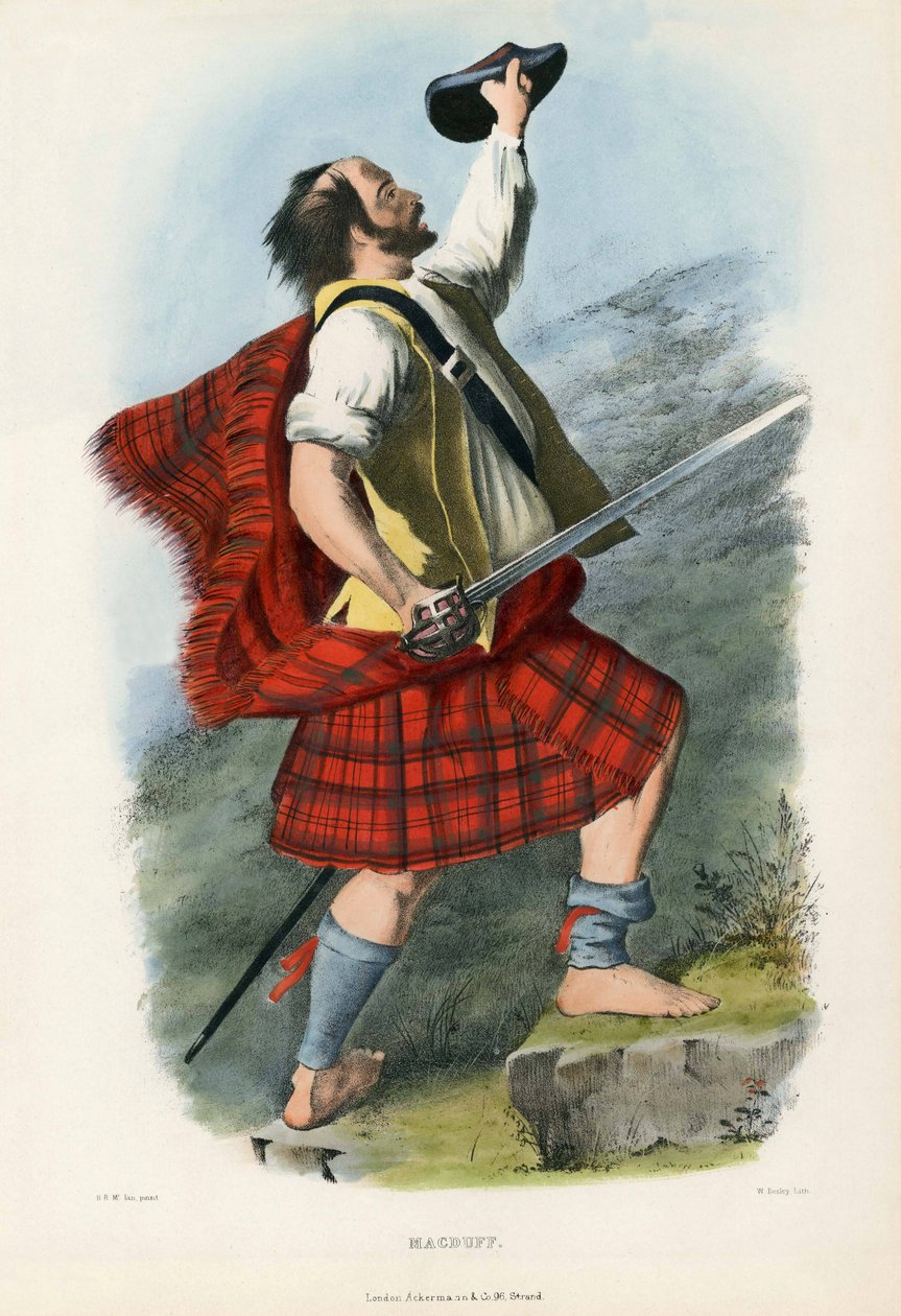 Macduff, julkaisusta The Clans of the Scottish Highlands, pub.1845 tekijältä Robert Ronald McIan