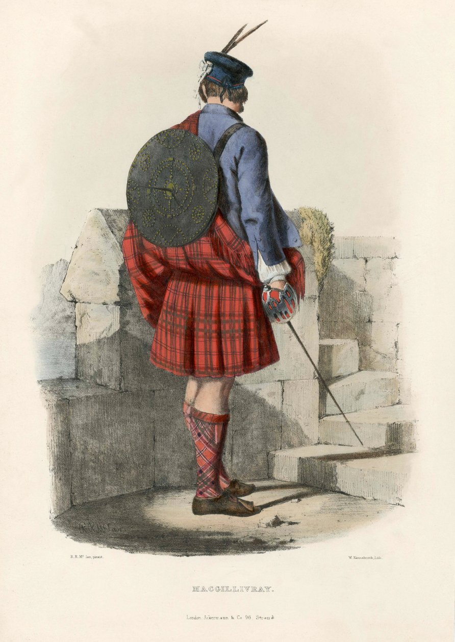 Macgillivray, julkaisusta The Clans of the Scottish Highlands, pub.1845 tekijältä Robert Ronald McIan