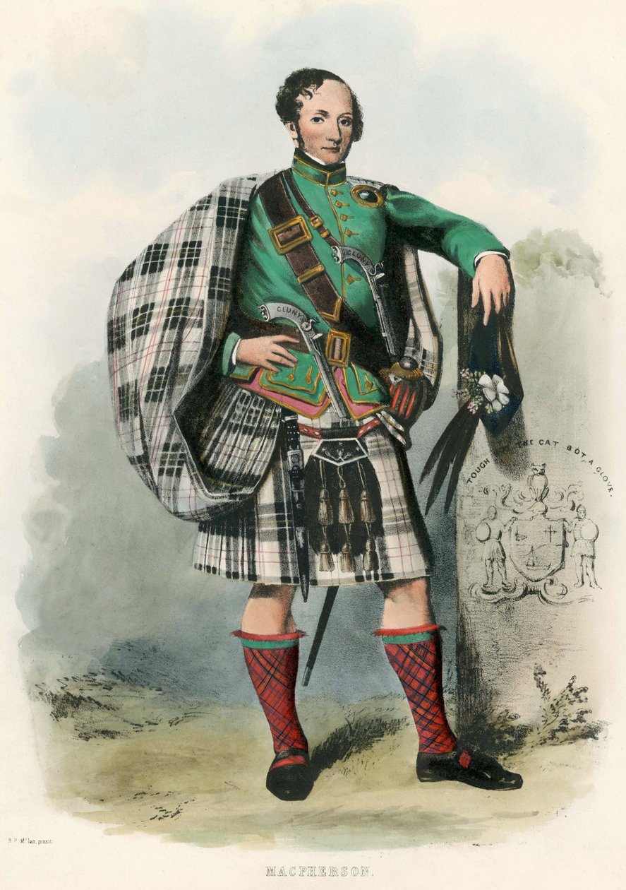 Macpherson, julkaisusta The Clans of the Scottish Highlands, pub.1845 tekijältä Robert Ronald McIan