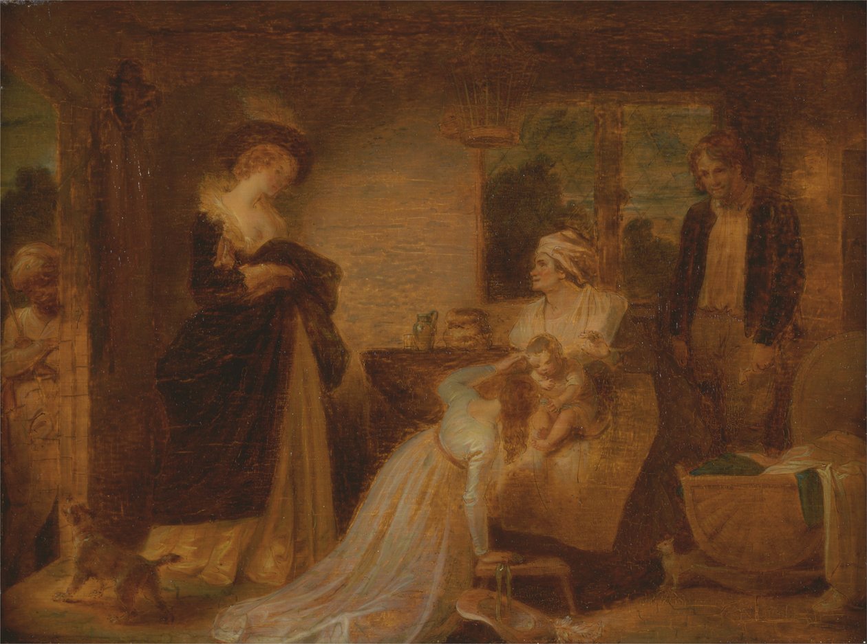 Ihmisen seitsemän aikakautta - pikkulapsi, Kuten haluatte, II, vii. tekijältä Robert Smirke