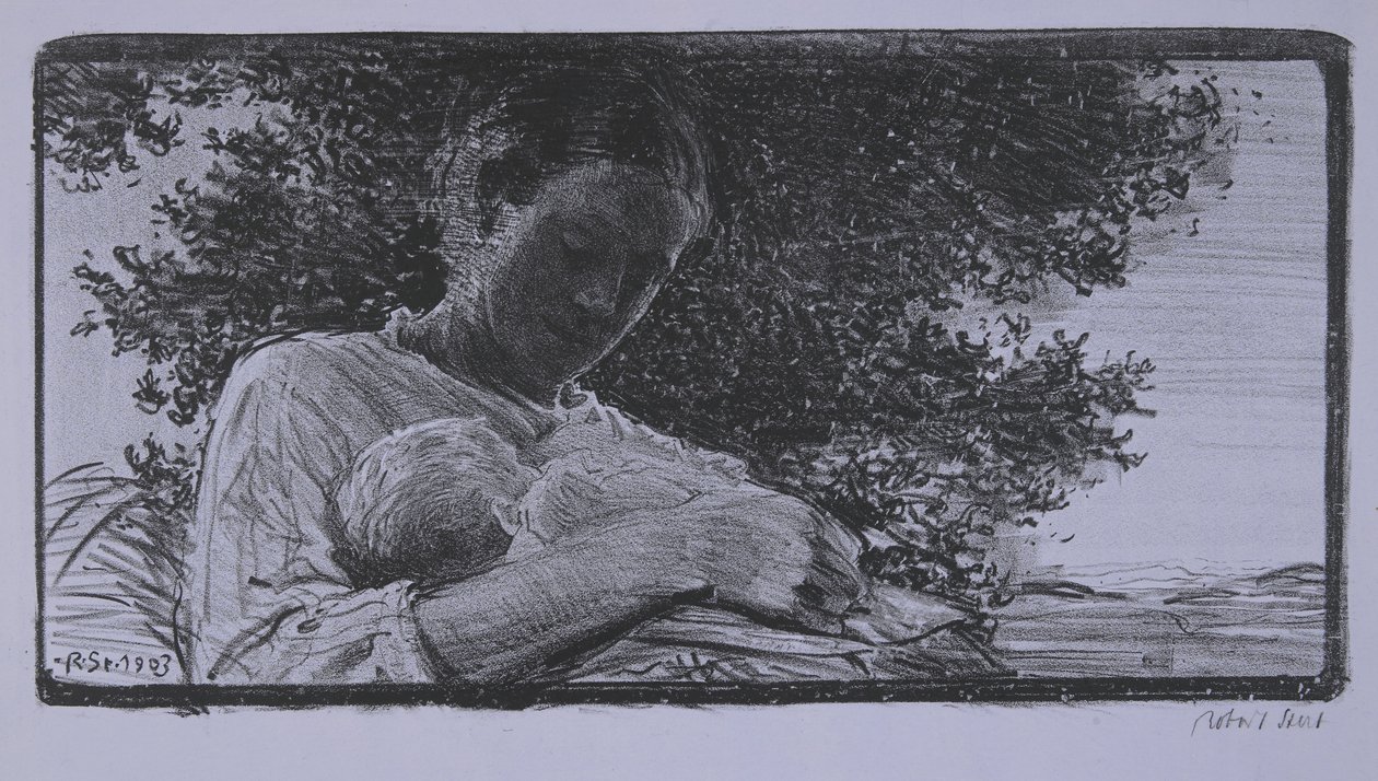 Äitiys, 1903 tekijältä Robert Sterl