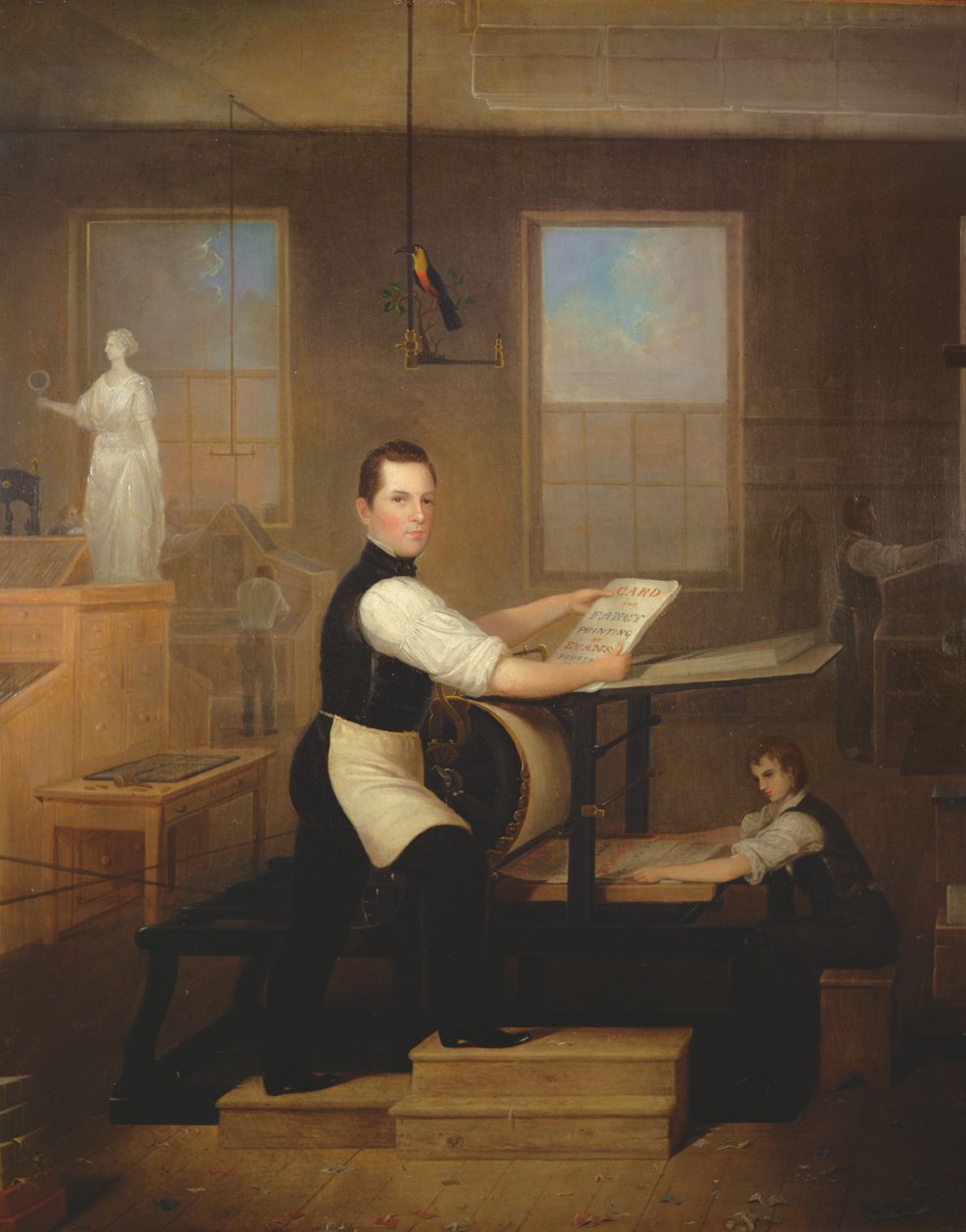 Howell Evans ja hänen kirjapainonsa, 1844 tekijältä Robert Street