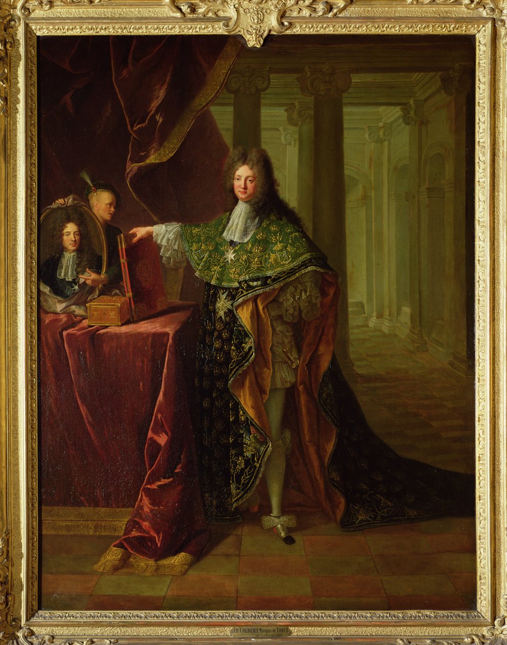 Jean-Baptiste Colbertin muotokuva, markiisi de Torcy (1655-1746) tekijältä Robert Tournieres