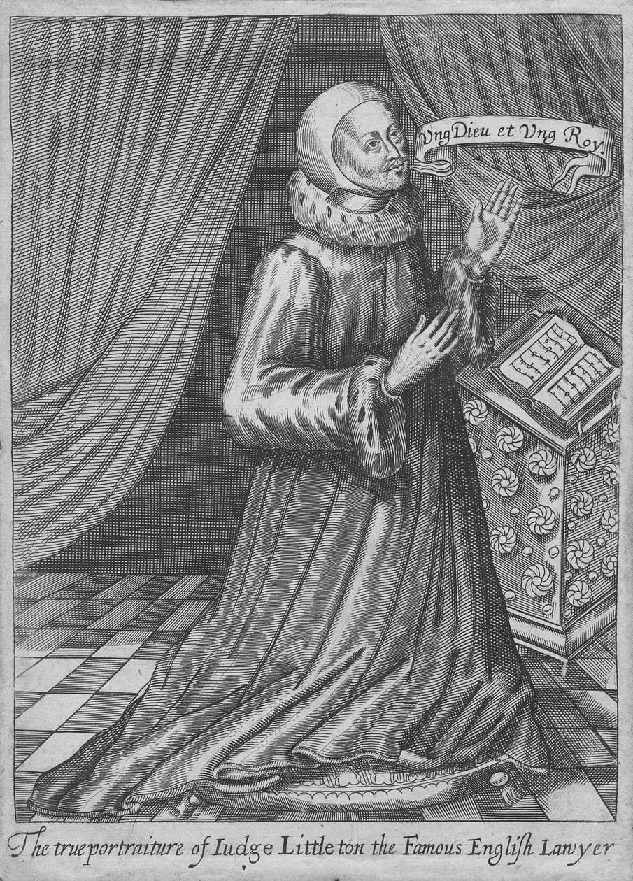Tuomari Thomas Littleton, 1628 tekijältä Robert Vaughan