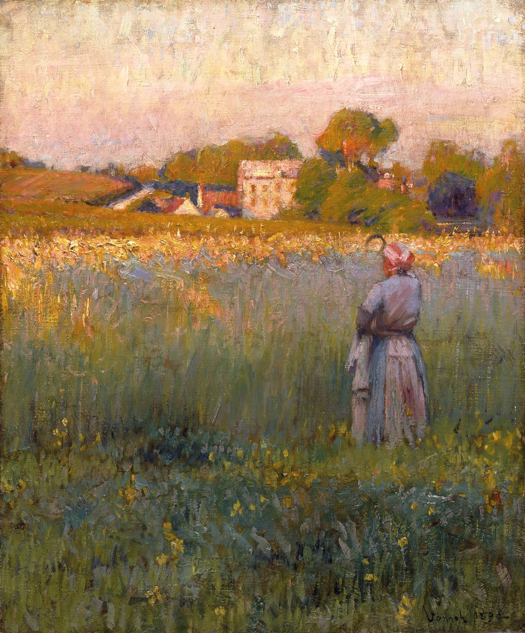 Maisema, 1890 tekijältä Robert William Vonnoh