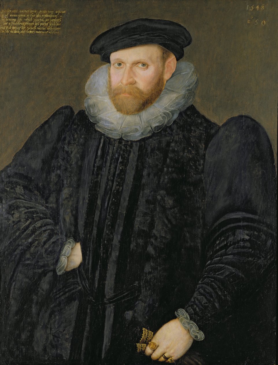 Sir Edward Grimston (1529-1610) nuorena miehenä tekijältä Robert Peake