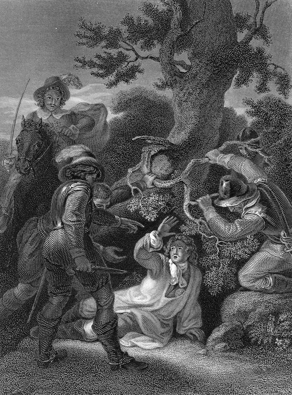 James Monmouthin herttua, Kaarle II:n avioton poika (kaiverrus). tekijältä Robert (after) Smirke