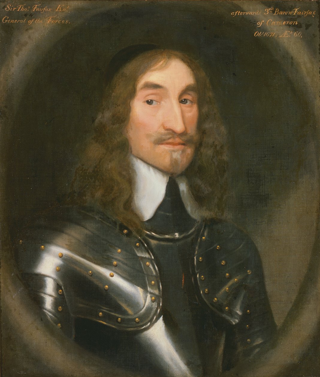 Sir Thomas Fairfax, n. 1649-1650 (öljy kankaalle) tekijältä Robert (circle of) Walker